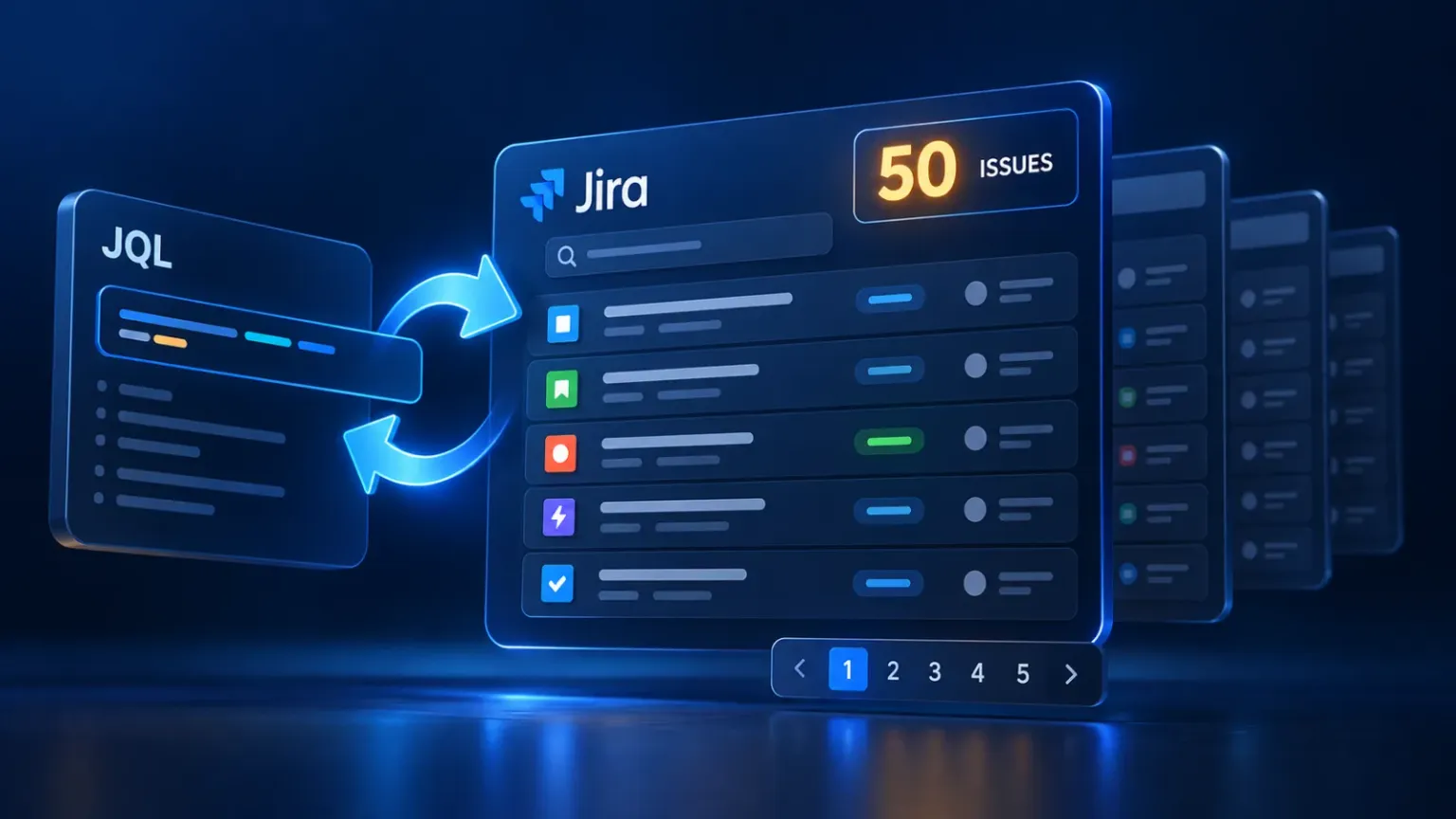 چرا همگام‌سازی JQL در Jira فقط ۵۰ ایشو برمی‌گرداند؟