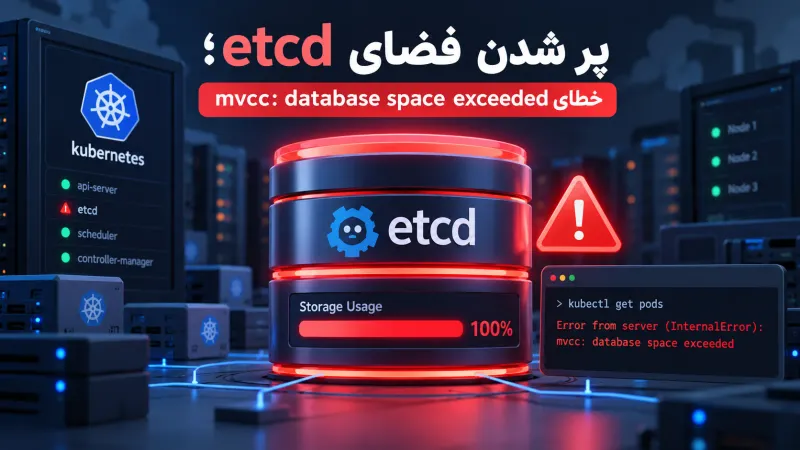 پر شدن فضای etcd؛ خطای mvcc: database space exceeded